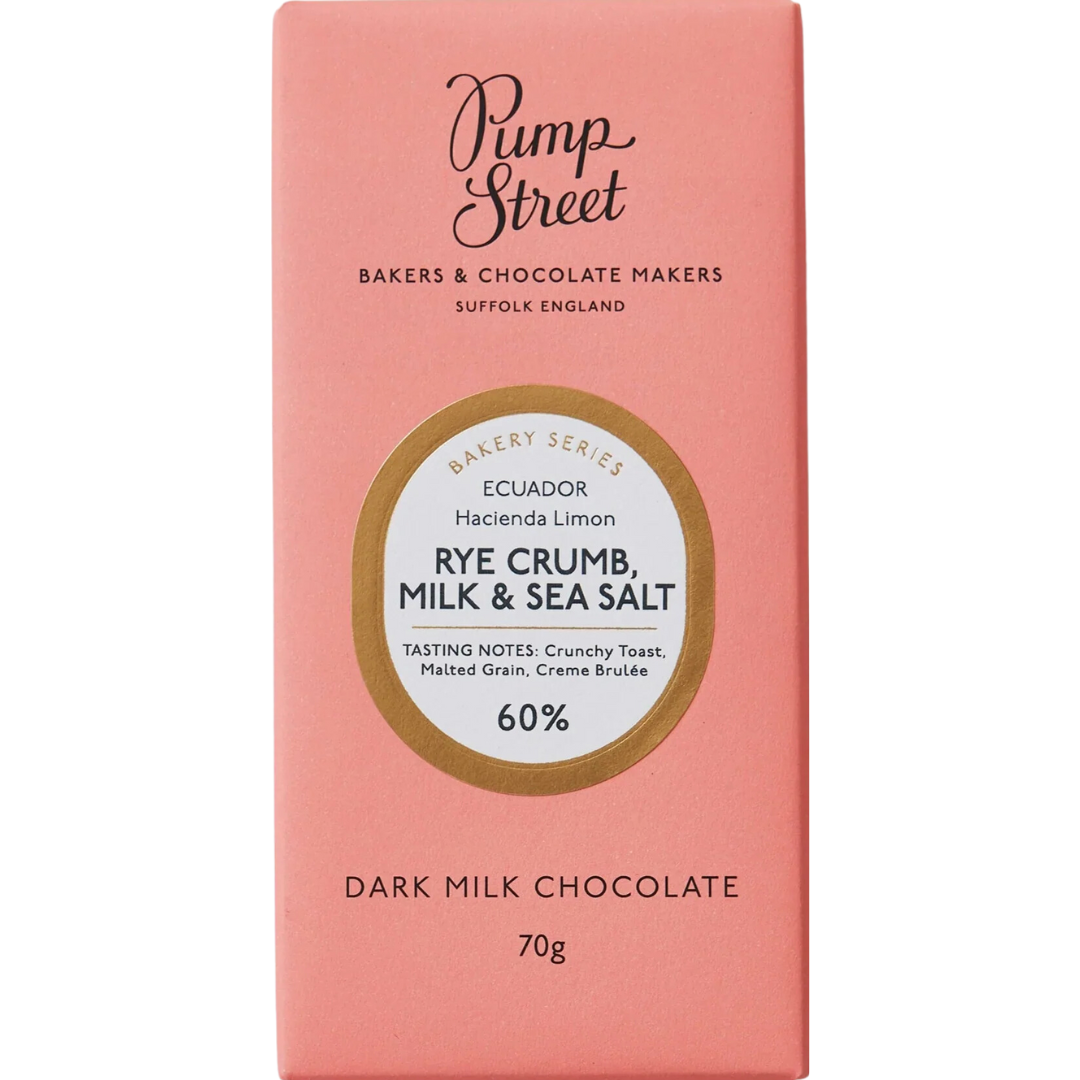 Pump Street Rye Crumb, Milk & Sea Salt 60%